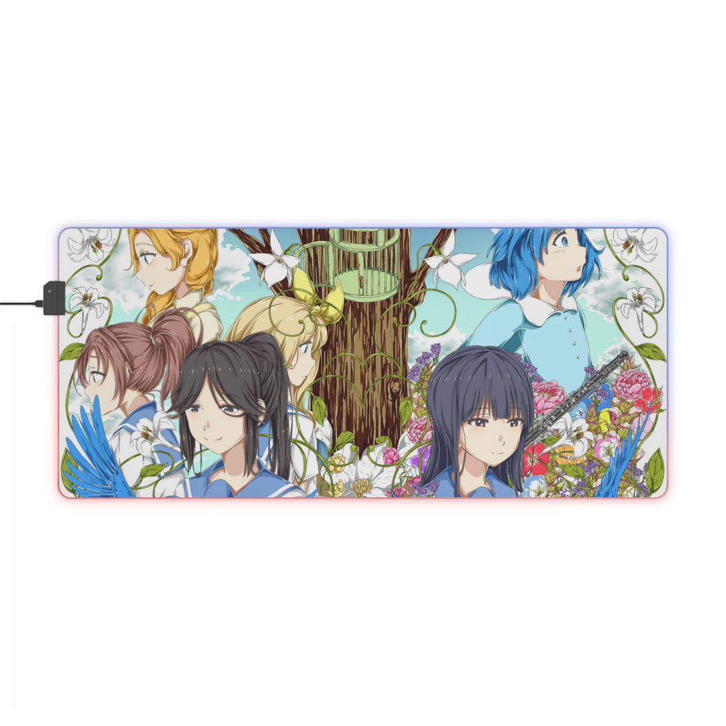 Sound! Euphonium Mizore Yoroizuka, Natsuki Nakagawa, Nozomi Kasaki RGB LED Mouse Pad (Desk Mat)