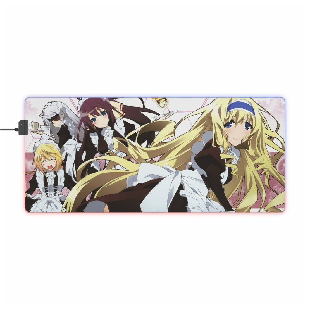 Tapis de souris LED RGB Infinite Stratos (tapis de bureau)