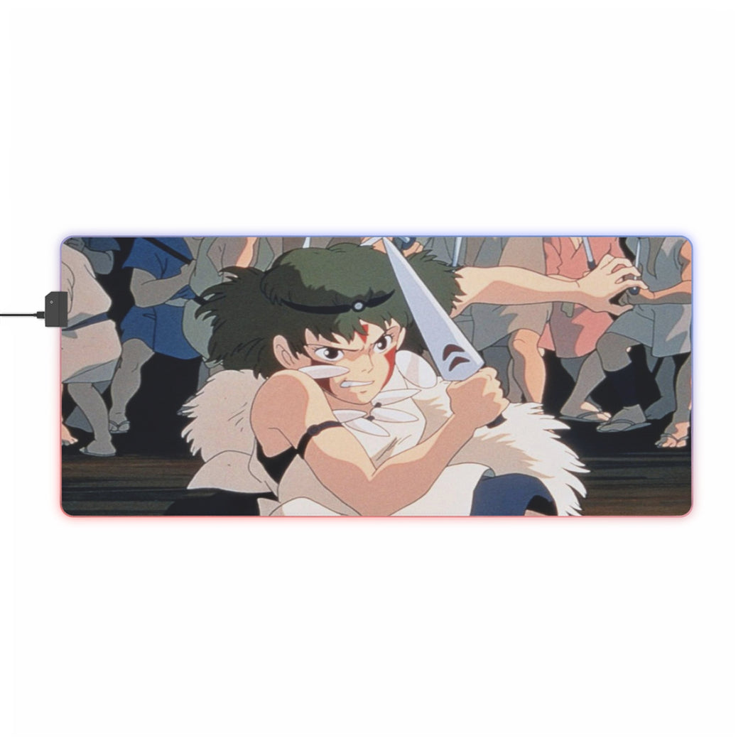 Princess Mononoke RGB LED Mouse Pad (Desk Mat)