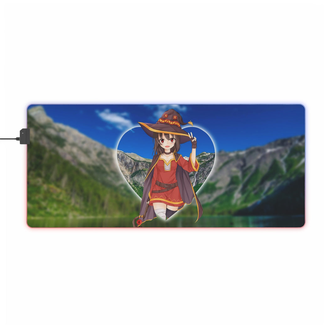 Megumin KonoSuba RGB LED Mouse Pad (Desk Mat)