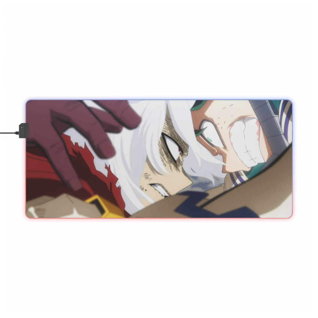 Tapis de souris LED RVB My Hero Academia (tapis de bureau)