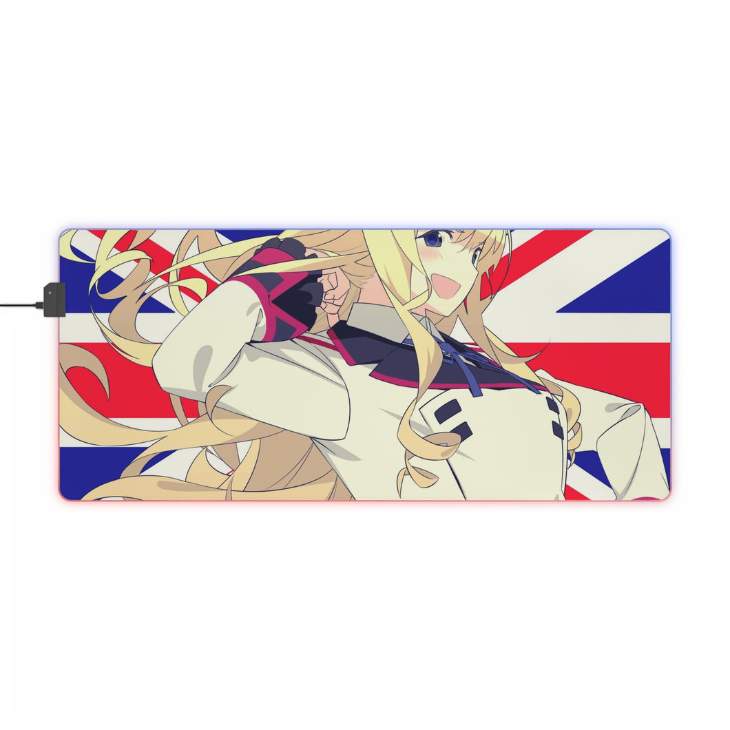 Infinite Stratos Cecilia Alcott RGB LED Mouse Pad (Desk Mat)