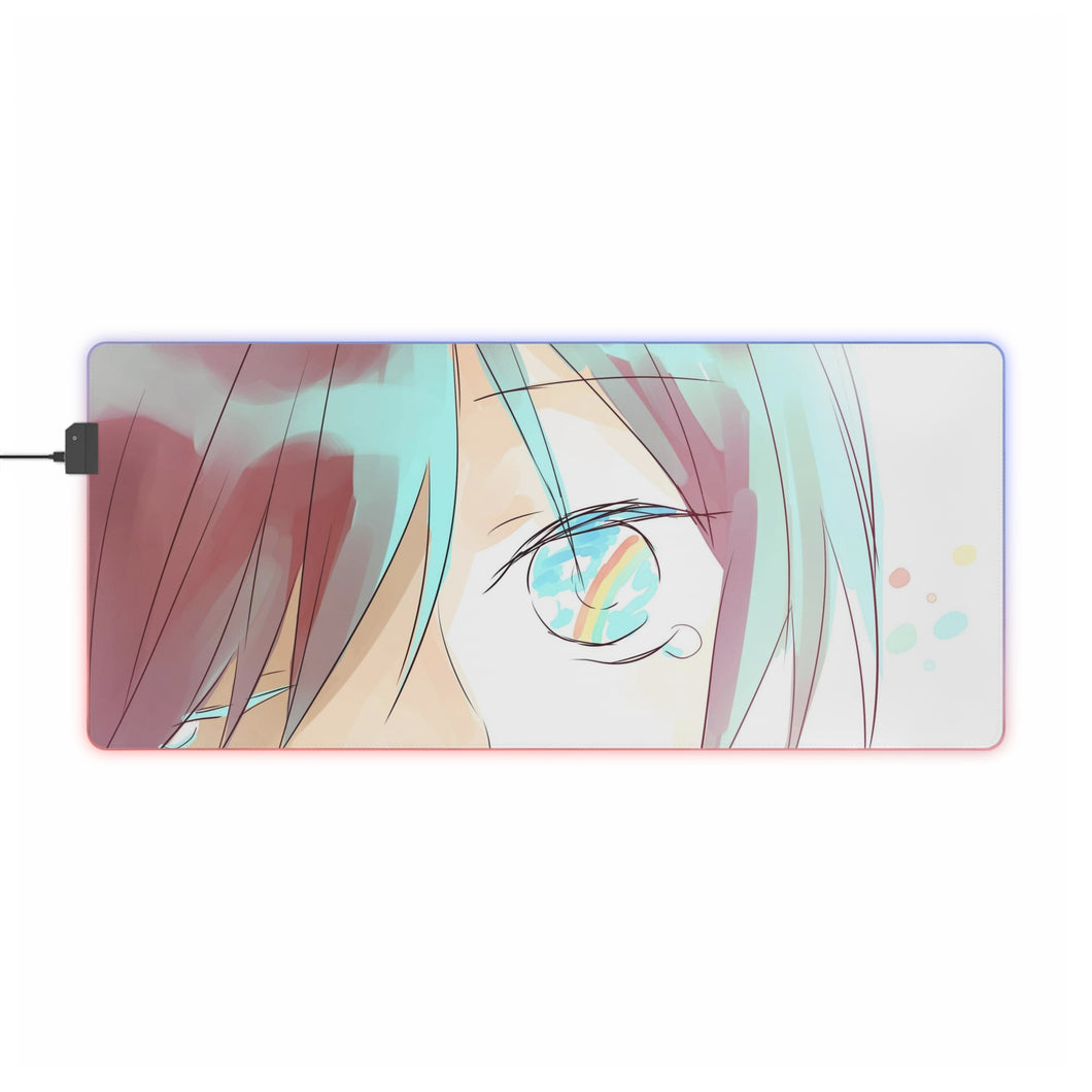 Tapis de souris LED RVB Yū Otosaka Face (tapis de bureau)