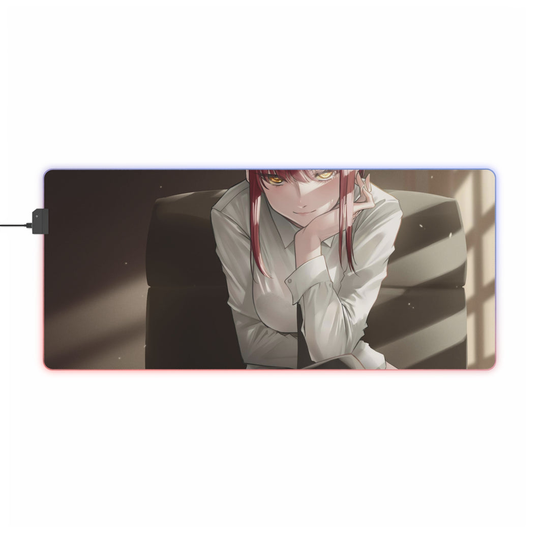 Makima - Chainsaw Man RGB LED Mouse Pad (Desk Mat)