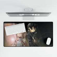 Load image into Gallery viewer, Yuuki Asuna &amp; Kirigaya Kazuto Mouse Pad (Desk Mat)
