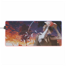 Load image into Gallery viewer, Osamu Dazai RGB LED Mouse Pad (Desk Mat)
