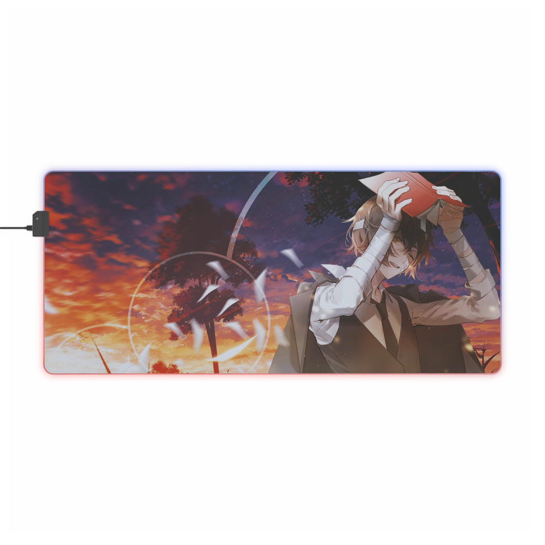 Osamu Dazai RGB LED Mouse Pad (Desk Mat)