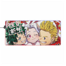 Charger l&#39;image dans la galerie, Tapis de souris LED RVB My Hero Academia Izuku Midoriya (tapis de bureau)
