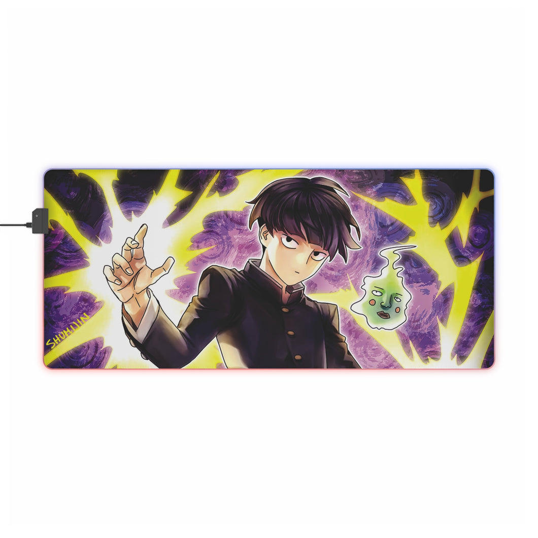 Mob Psycho 100 Shigeo Kageyama RGB LED Mouse Pad (Desk Mat)