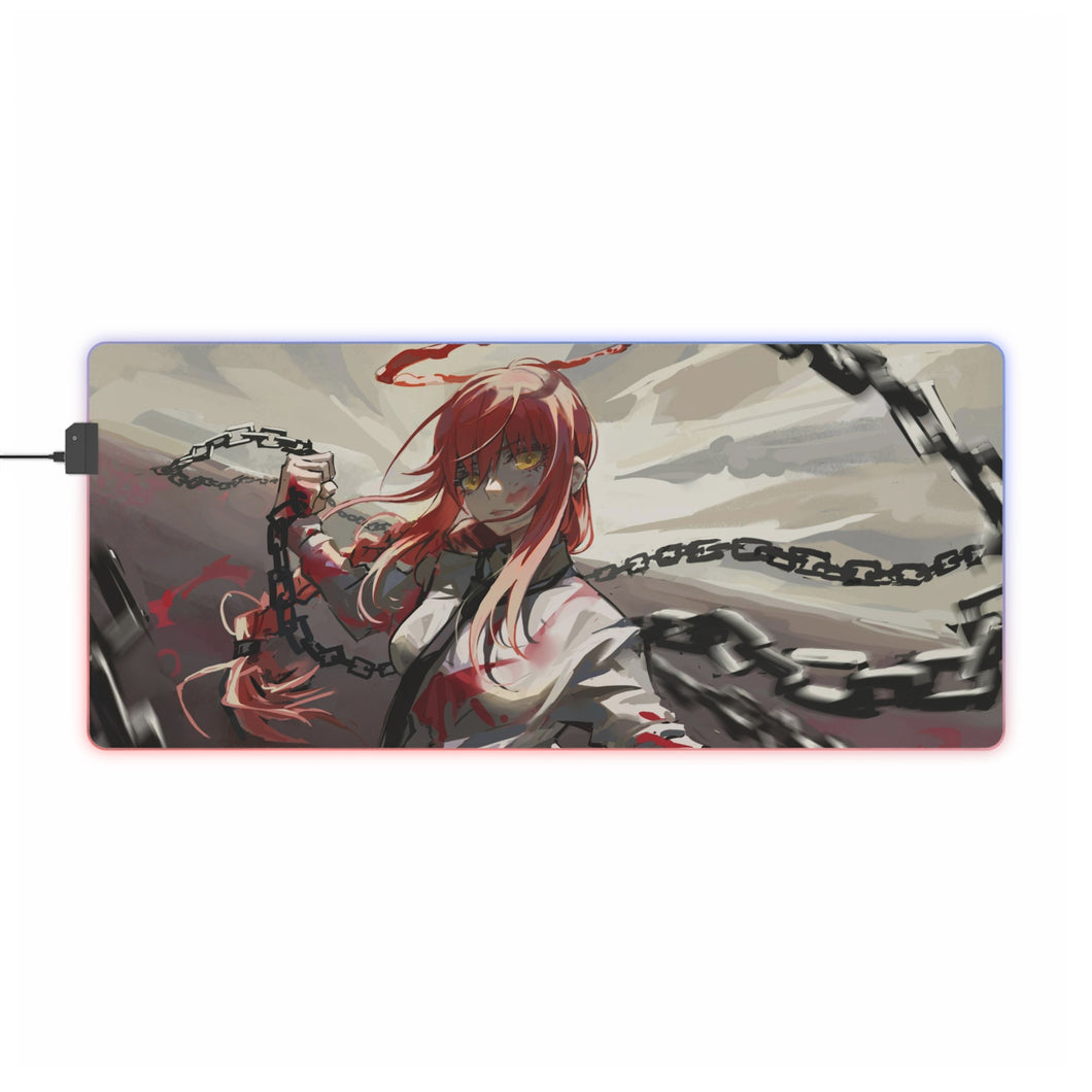 Anime Chainsaw Man RGB LED Mouse Pad (Desk Mat)