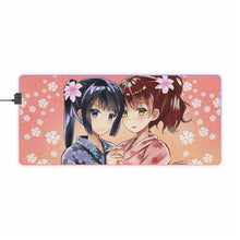 Load image into Gallery viewer, Sound! Euphonium Kumiko Oumae, Reina Kousaka RGB LED Mouse Pad (Desk Mat)
