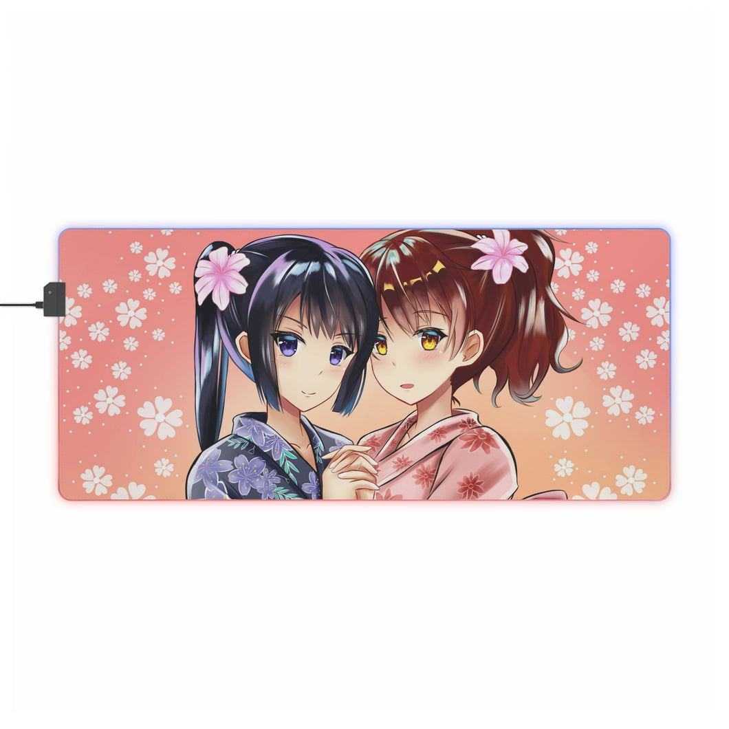 Sound! Euphonium Kumiko Oumae, Reina Kousaka RGB LED Mouse Pad (Desk Mat)