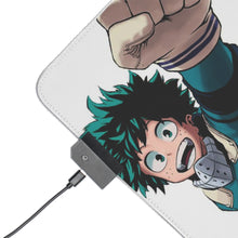 Charger l&#39;image dans la galerie, Tapis de souris LED RVB My Hero Academia Izuku Midoriya (tapis de bureau)
