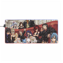 Charger l&#39;image dans la galerie, Tapis de souris LED RGB Fairy Tail Natsu Dragneel, Erza Scarlet, Gray Fullbuster, Lucy Heartfilia, Happy (tapis de bureau)
