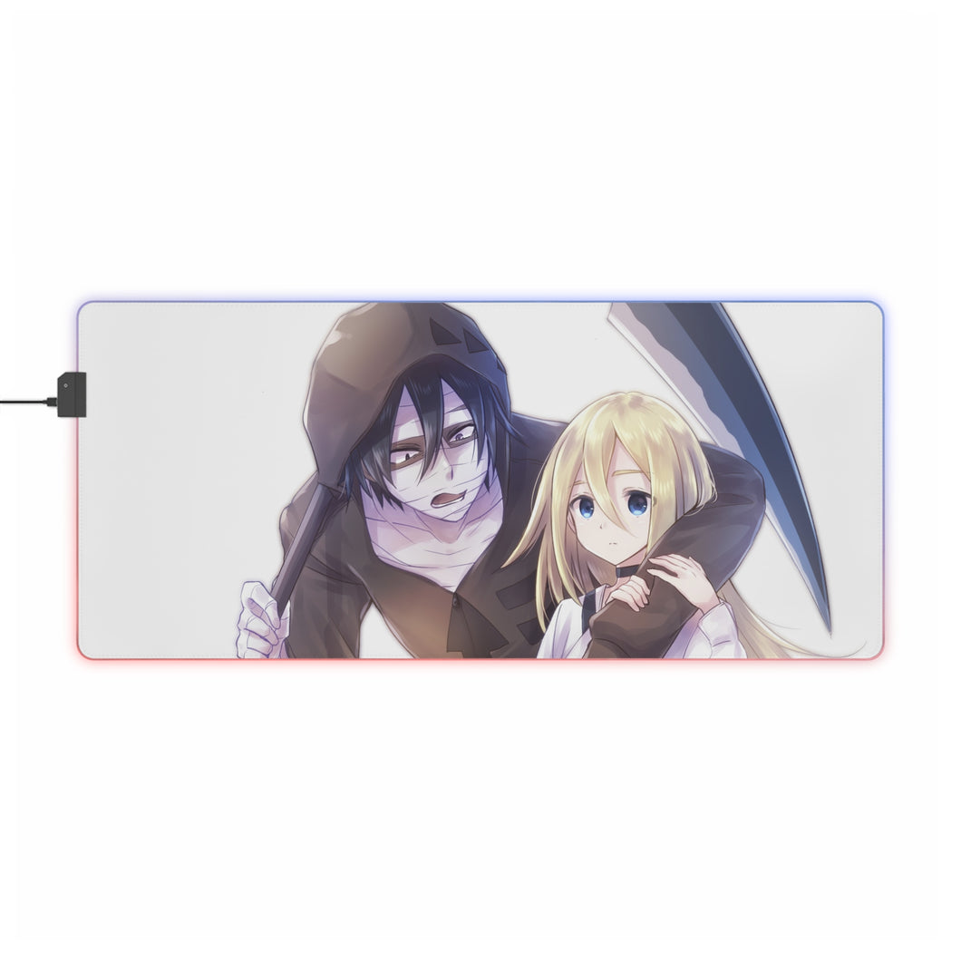 Tapis de souris LED RVB Angels Of Death Rachel Gardner (tapis de bureau)