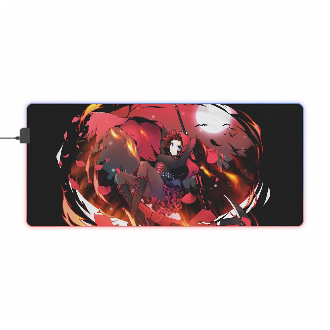 Tapis de souris LED RGB Anime RWBY (tapis de bureau)