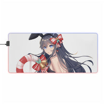 Charger l&#39;image dans la galerie, Tapis de souris LED RGB Rascal Does Not Dream Of Bunny Girl Senpai (tapis de bureau)
