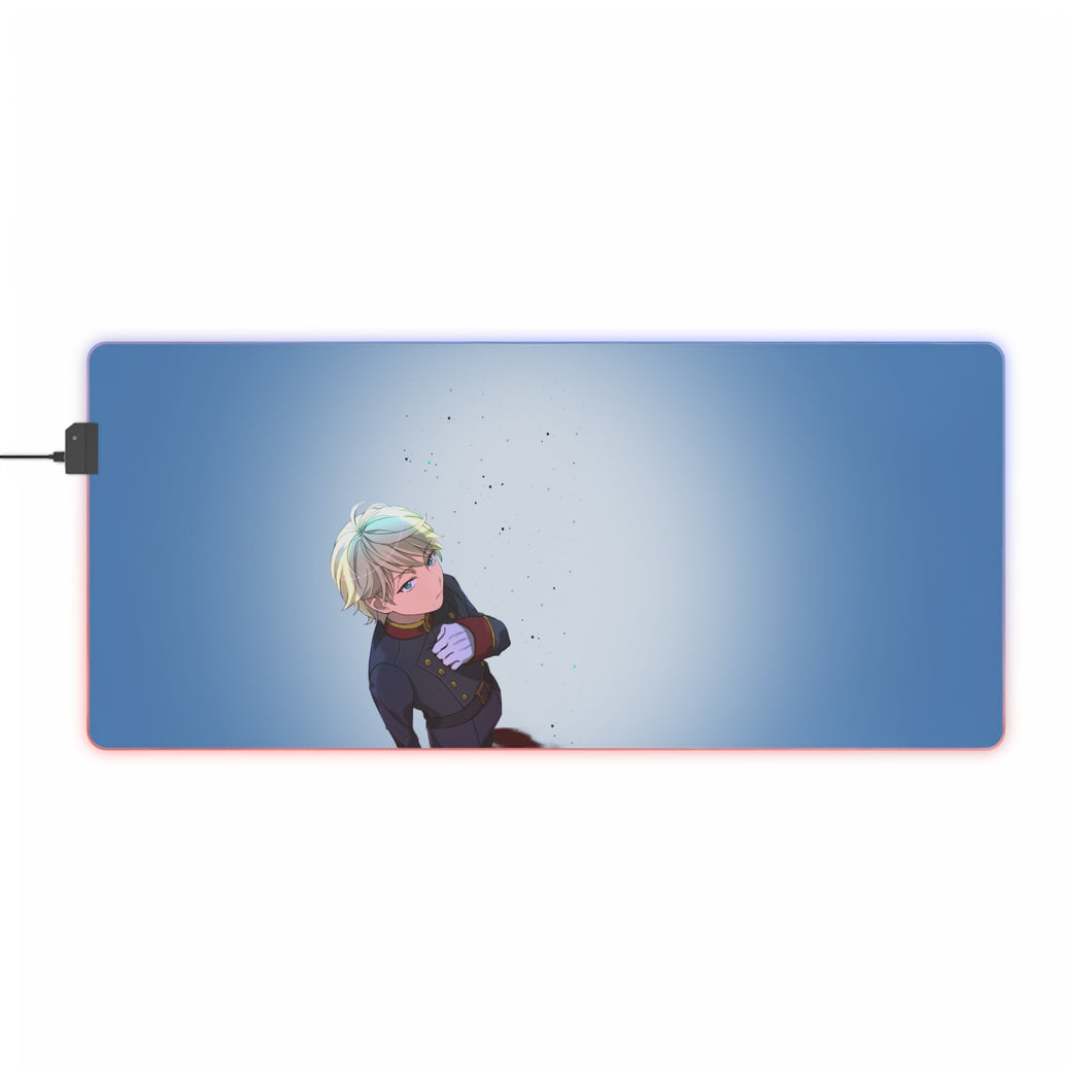 Tapis de souris LED RVB Aldnoah.Zero (tapis de bureau)