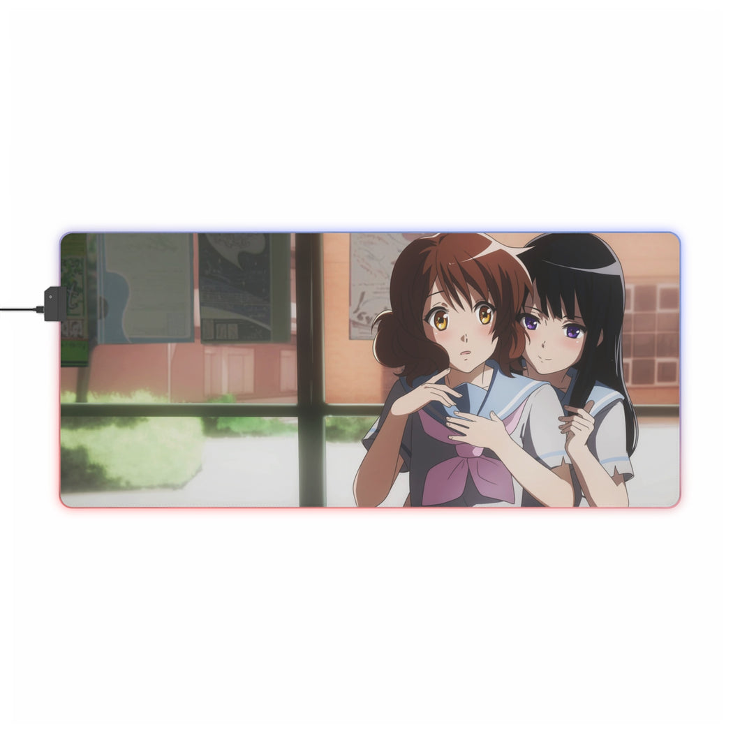 Son ! Euphonium Kumiko Oumae, Reina Kousaka Tapis de souris LED RGB (tapis de bureau)