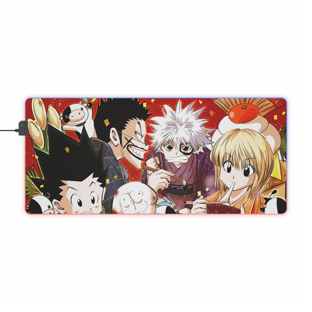 Hunter x Hunter Killua Zoldyck, Kurapika, Gon Freecss RGB LED Mouse Pad (Desk Mat)