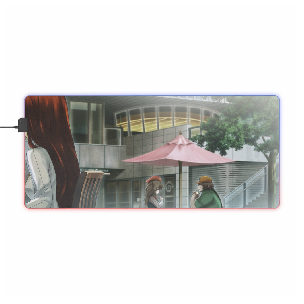 Anime Steins;Gate RGB LED Mouse Pad (Desk Mat)