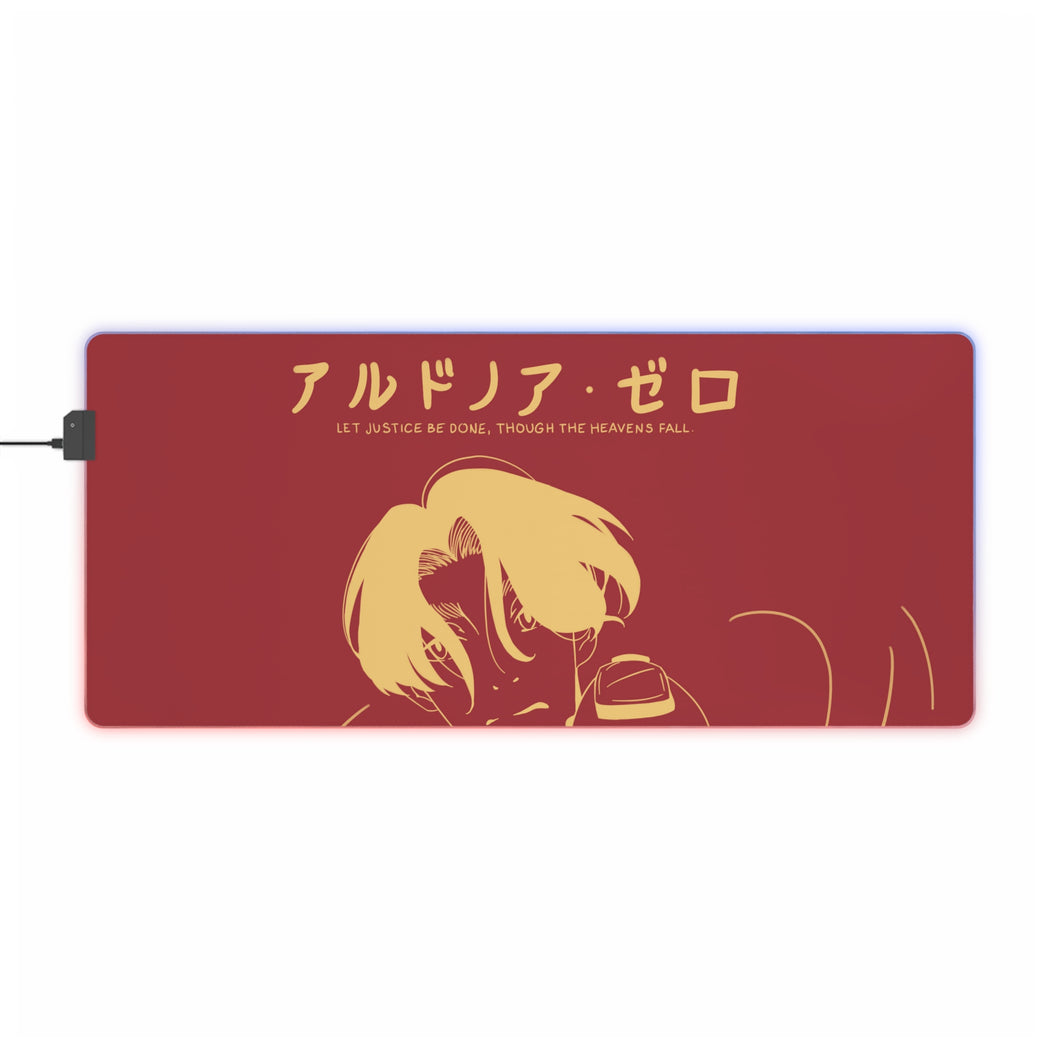 Tapis de souris LED RVB Aldnoah.Zero (tapis de bureau)