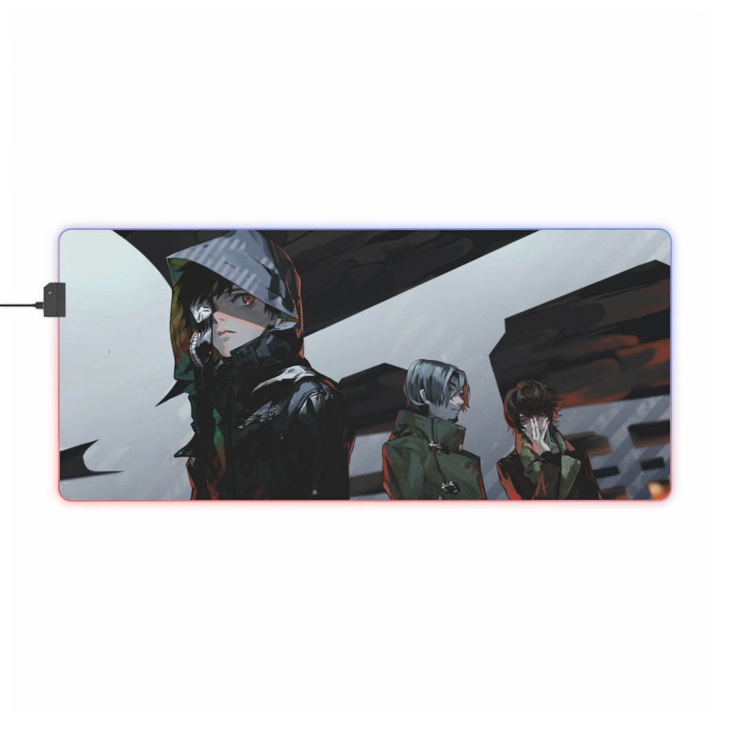 Tokyo Ghoul Ken Kaneki RGB LED Mouse Pad (Desk Mat)