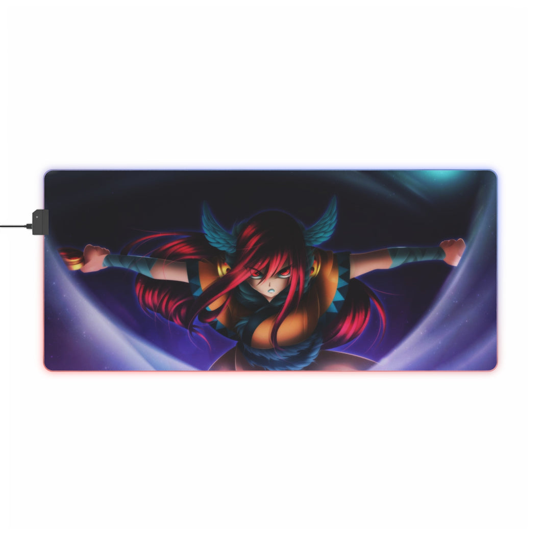 Tapis de souris LED RGB Anime Fairy Tail (tapis de bureau)