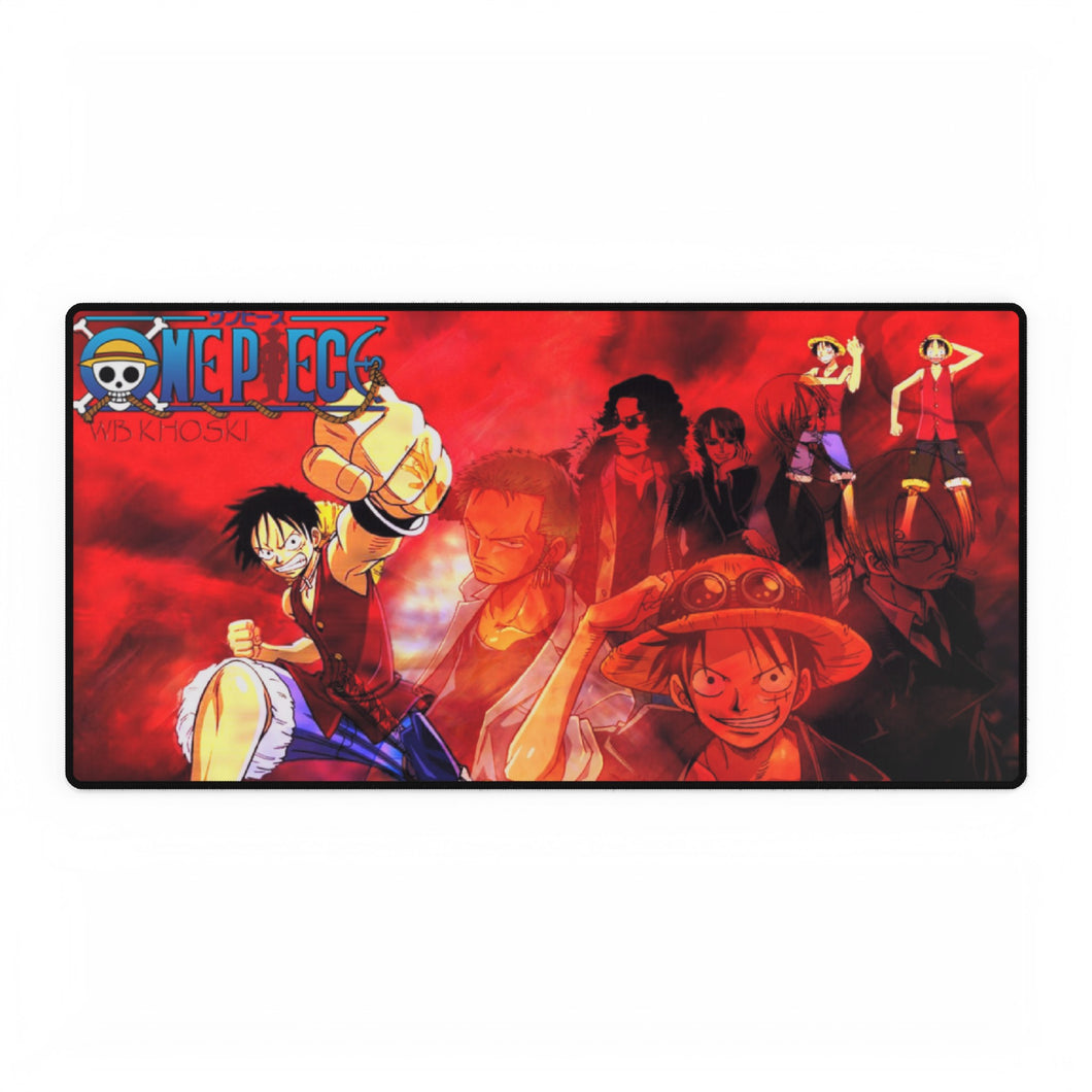 Tapis de souris Monkey D Luffy et Nakamas One Piece WB KHOSKI (tapis de bureau)