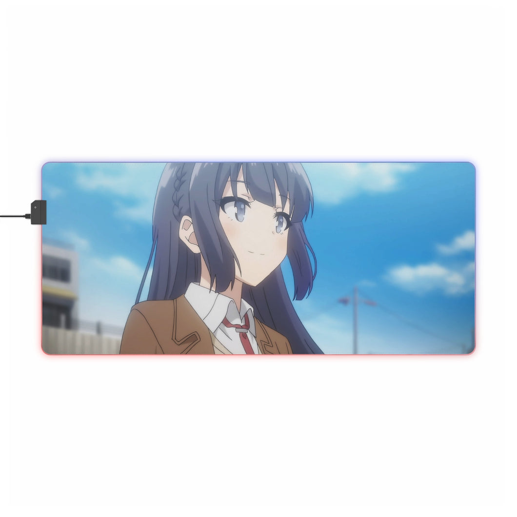 Tapis de souris LED RVB Makinohara Shoko (tapis de bureau)