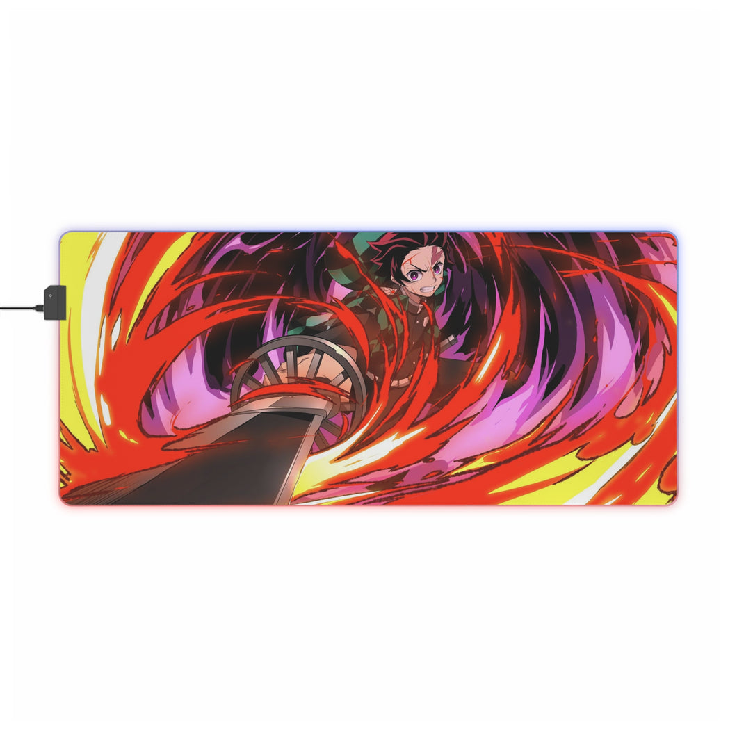 Demon Slayer: Kimetsu no Yaiba RGB LED Mouse Pad (Desk Mat)