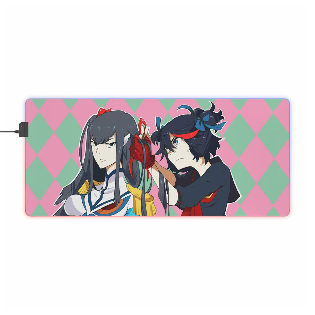 Tapis de souris LED RVB Anime Kill La Kill (tapis de bureau)