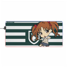 Load image into Gallery viewer, A Certain Magical Index Kuroko Shirai RGB LED Mouse Pad (Desk Mat)
