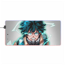 Charger l&#39;image dans la galerie, Tapis de souris LED RVB My Hero Academia Izuku Midoriya (tapis de bureau)
