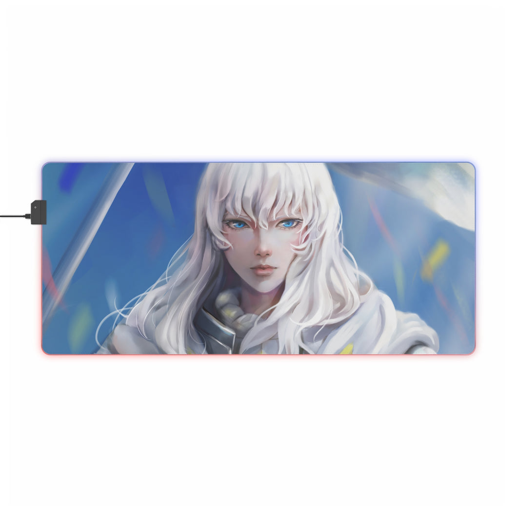 Tapis de souris LED RGB Anime Berserk (tapis de bureau)