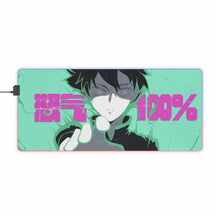 Charger l&#39;image dans la galerie, Tapis de souris LED RGB Mob Psycho 100 Shigeo Kageyama (tapis de bureau)
