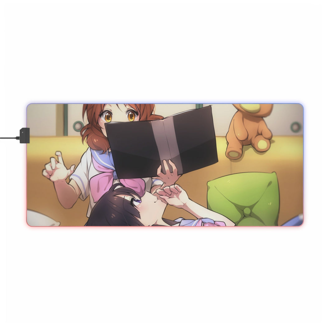 Son ! Euphonium Kumiko Oumae, Reina Kousaka Tapis de souris LED RGB (tapis de bureau)