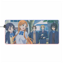 Charger l&#39;image dans la galerie, Kokoro Connect Himeko Inaba, Iori Nagase, Taichi Yaegashi, Yui Kiriyama, Yoshifumi Aoki RGB LED Tapis de souris (Tapis de bureau)
