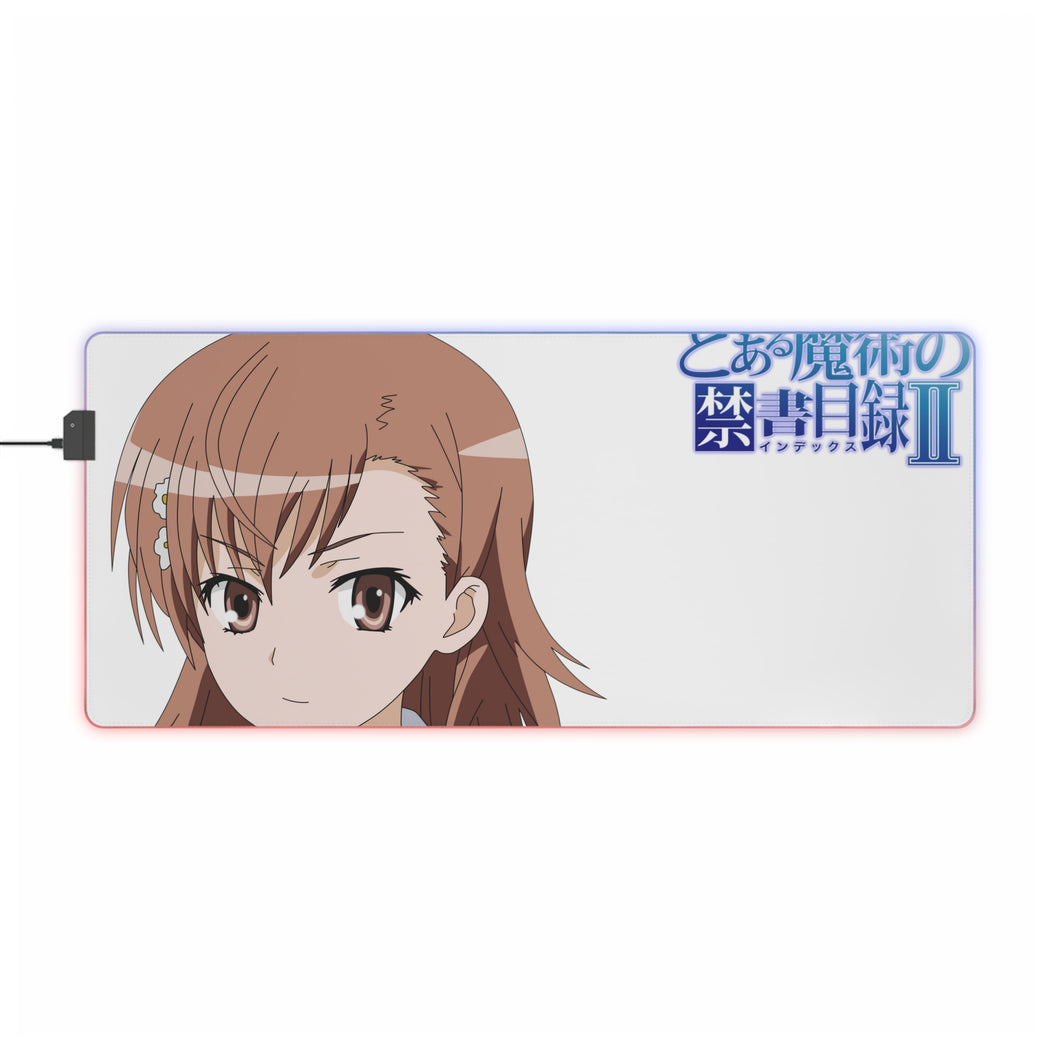 A Certain Magical Index Mikoto Misaka RGB LED Mouse Pad (Desk Mat)