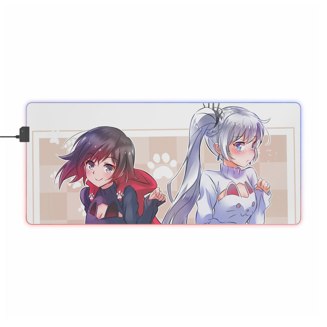 Tapis de souris LED RGB Anime RWBY (tapis de bureau)