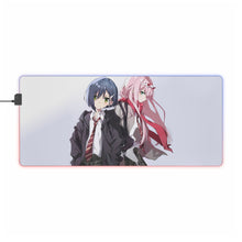 Cargar imagen en el visor de la galería, Alfombrilla de ratón con LED RGB de Darling in the FranXX (alfombrilla de escritorio)
