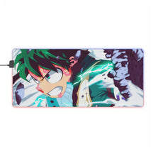 Charger l&#39;image dans la galerie, Tapis de souris LED RVB My Hero Academia Izuku Midoriya (tapis de bureau)
