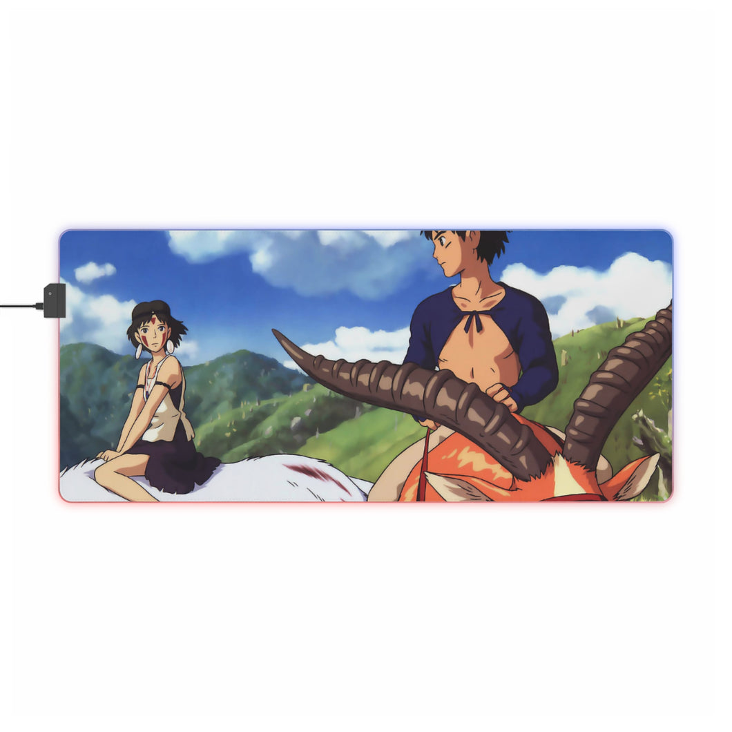 Princess Mononoke RGB LED Mouse Pad (Desk Mat)