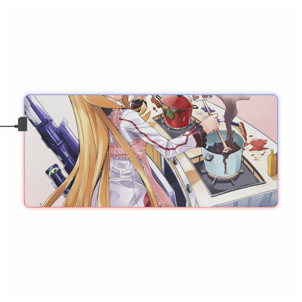 Infinite Stratos Cecilia Alcott RGB LED Mouse Pad (Desk Mat)