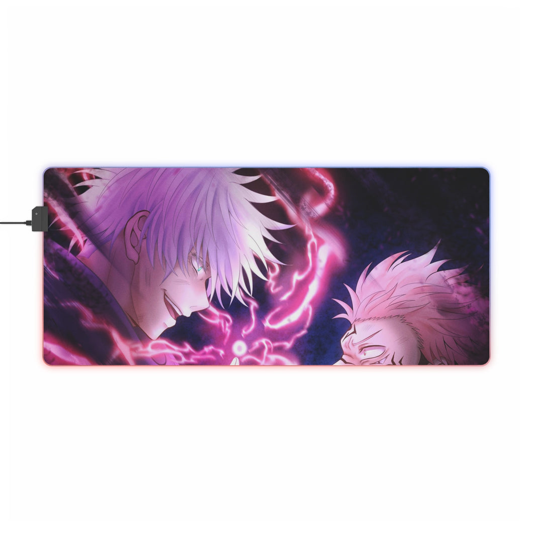 Tapis de souris LED RVB Jujutsu Kaisen (tapis de bureau)