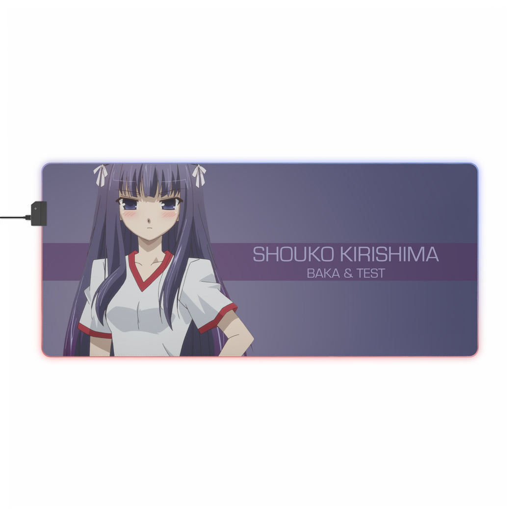 Baka And Test RGB LED Mouse Pad (Desk Mat)