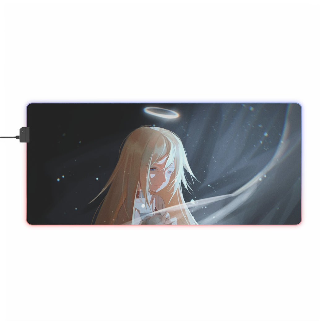 Tapis de souris LED RVB Angels Of Death Rachel Gardner (tapis de bureau)