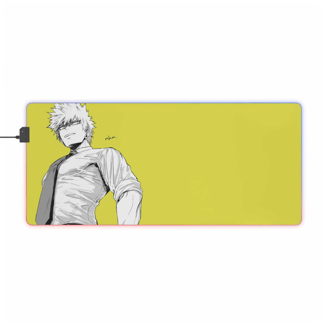 My Hero Academia Katsuki Bakugou RGB LED Mouse Pad (Desk Mat)