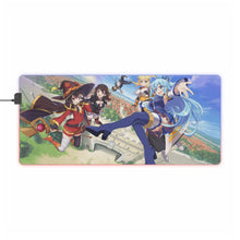 Load image into Gallery viewer, KonoSuba - God’s Blessing On This Wonderful World!! RGB LED Mouse Pad (Desk Mat)
