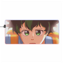 Charger l&#39;image dans la galerie, Tapis de souris LED RVB My Hero Academia Izuku Midoriya (tapis de bureau)
